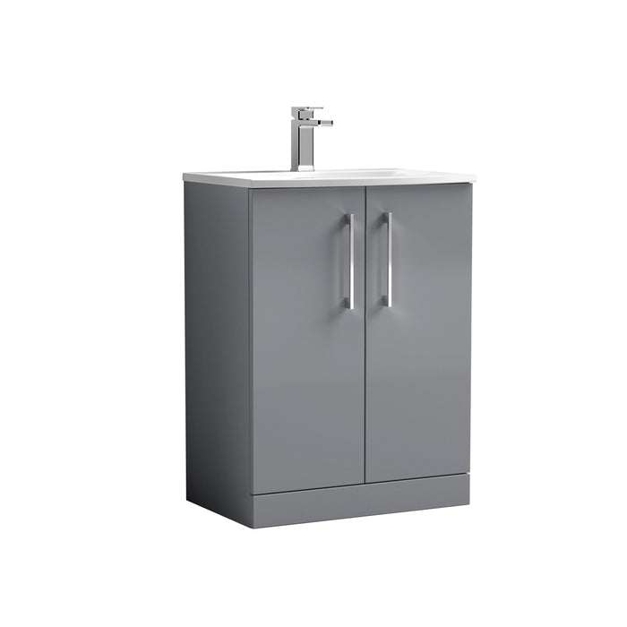 600mm Floor Standing 2 Door Vanity & Basin 4