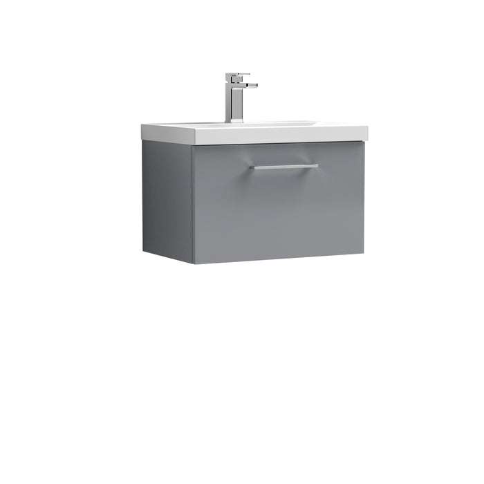 600mm Wall Hung 1 Drawer Vanity & Basin 1