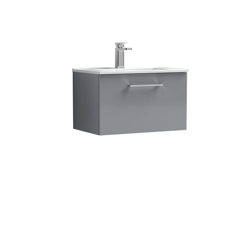 600mm Wall Hung 1 Drawer Vanity & Basin 2