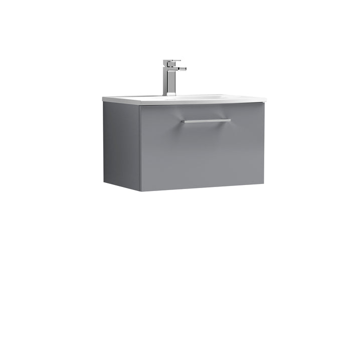 600mm Wall Hung 1 Drawer Vanity & Basin 4