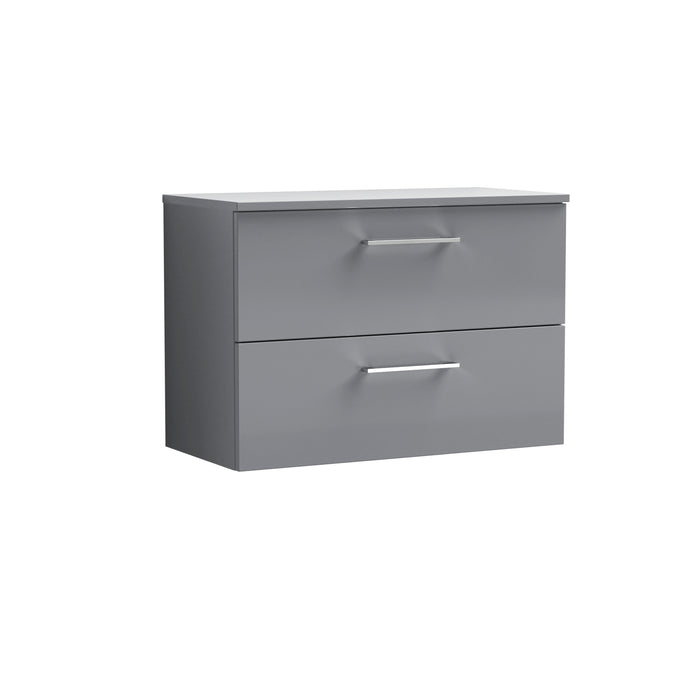 800mm Wall Hung 2 Drawer Vanity & Worktop