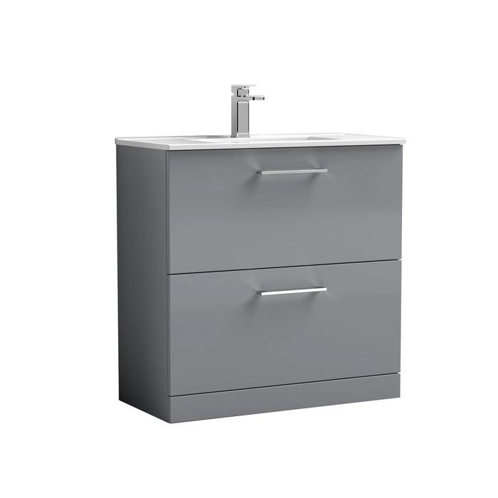 800mm Floor Standing 2 Drawer Vanity & Basin 2