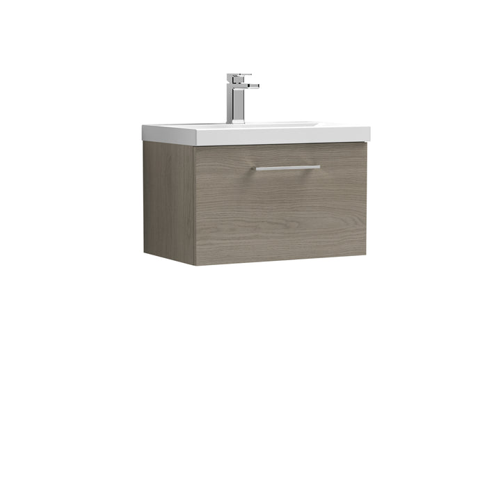 600mm Wall Hung 1 Drawer Vanity & Basin 1