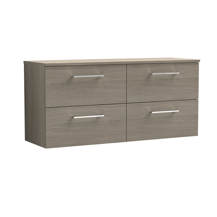 1200mm Wall Hung 4 Drawer Vanity & Worktop