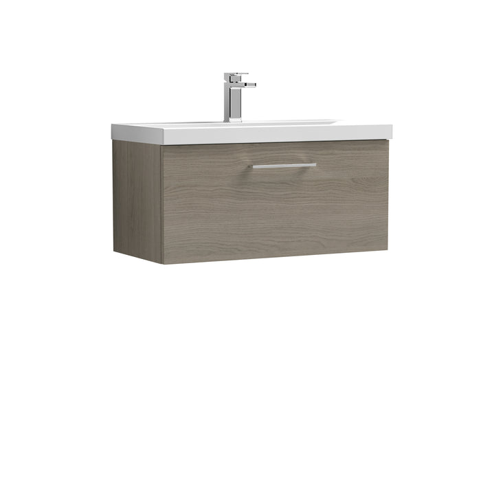 800mm Wall Hung 1 Drawer Vanity & Basin 1