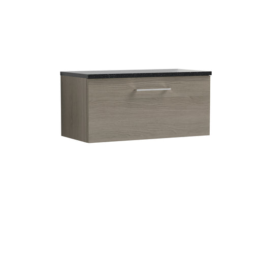 800mm Wall Hung 1 Drawer Vanity & Laminate Top