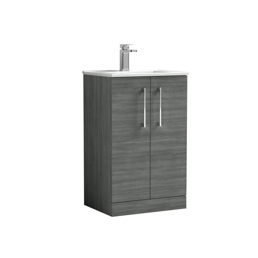 500mm Floor Standing 2 Door Vanity & Basin 2