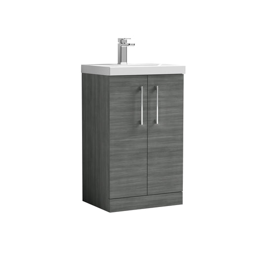 500mm Floor Standing 2 Door Vanity & Basin 3