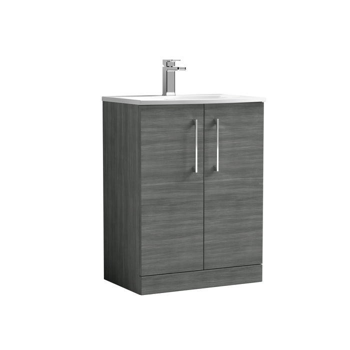 600mm Floor Standing 2 Door Vanity & Basin 4