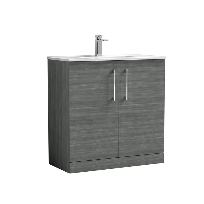 800mm Floor Standing 2 Door Vanity & Basin 2