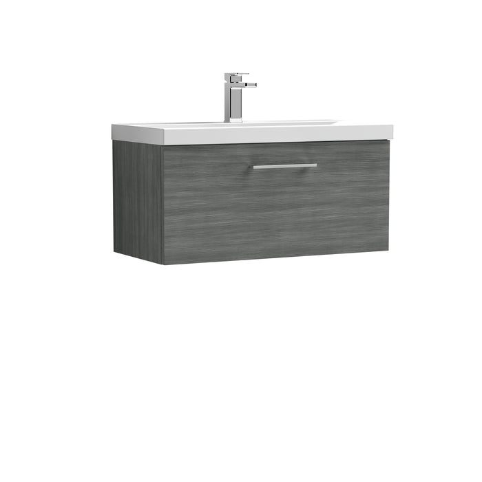 800mm Wall Hung 1 Drawer Vanity & Basin 1