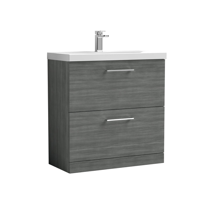 800mm Floor Standing 2 Drawer Vanity & Basin 1