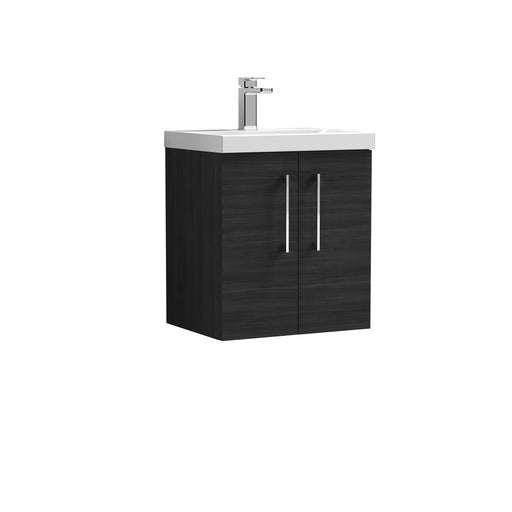 500mm Wall Hung 2 Door Vanity & Basin 1