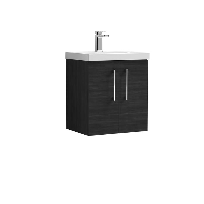 500mm Wall Hung 2 Door Vanity & Basin 1