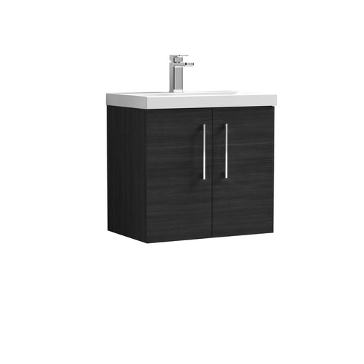 600mm Wall Hung 2 Door Vanity & Basin 1