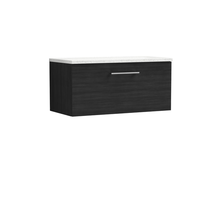 800mm Wall Hung 1 Drawer Vanity & Laminate Top