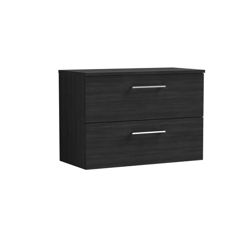 800mm Wall Hung 2 Drawer Vanity & Worktop