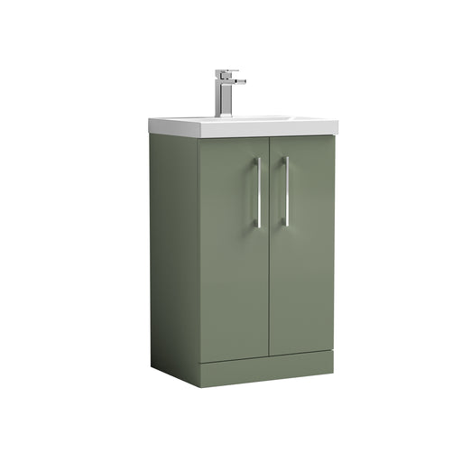 500mm Floor Standing 2 Door Vanity & Basin 1