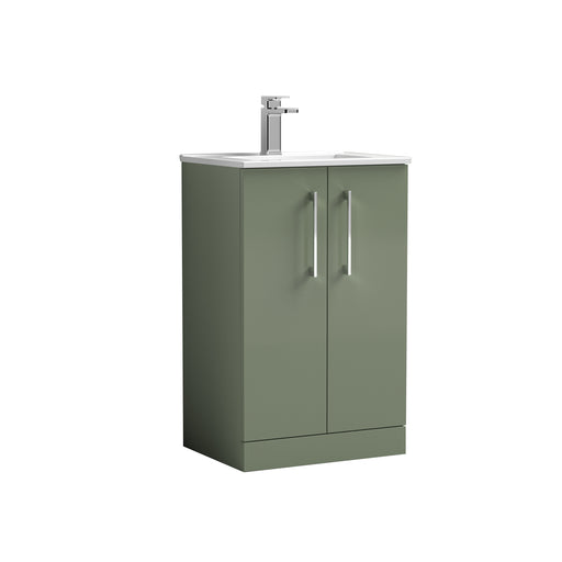 500mm Floor Standing 2 Door Vanity & Basin 2