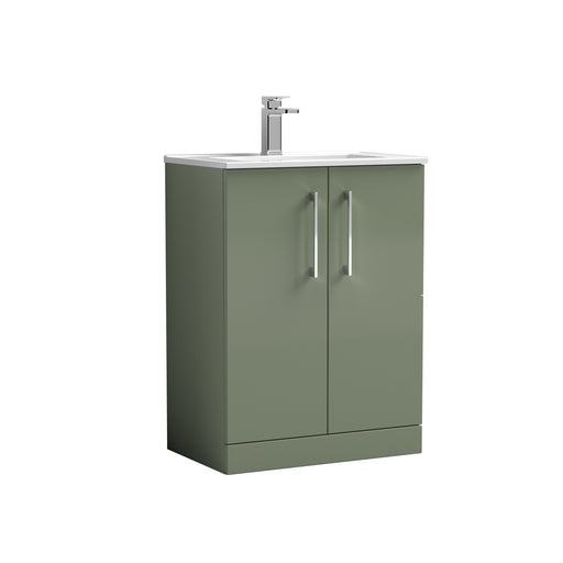 600mm Floor Standing 2 Door Vanity & Basin 2