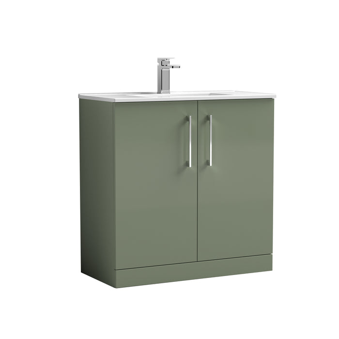 800mm Floor Standing 2 Door Vanity & Basin 2