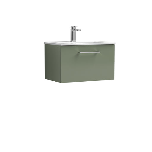 600mm Wall Hung 1 Drawer Vanity & Basin 2