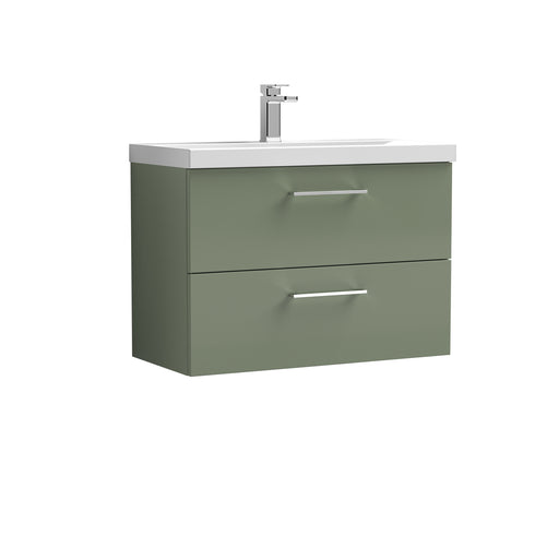 800mm Wall Hung 2 Drawer Vanity & Basin 3