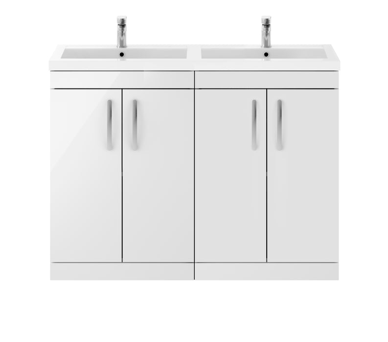 1200mm Floor Standing Cabinet With Double Basin