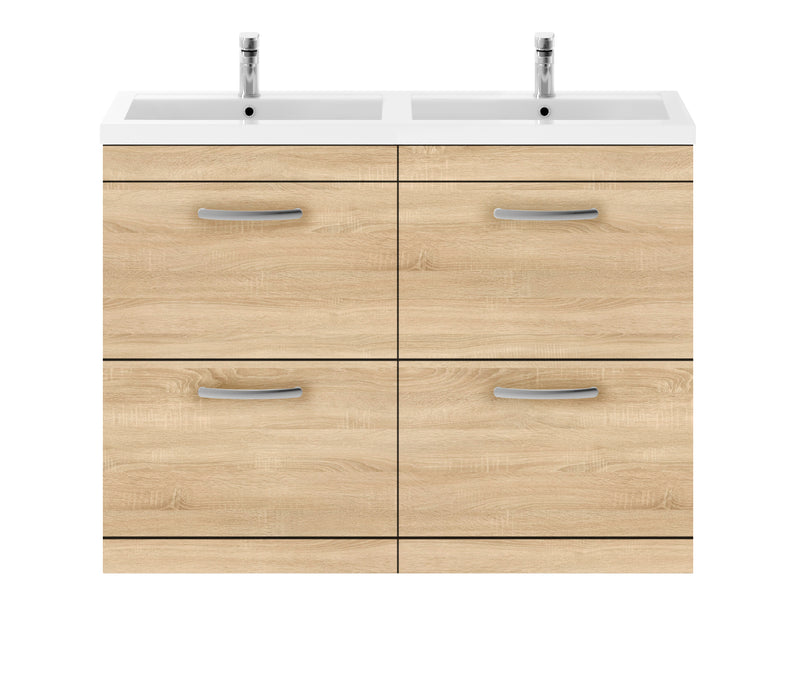 1200mm Floor Standing Cabinet With Double Basin