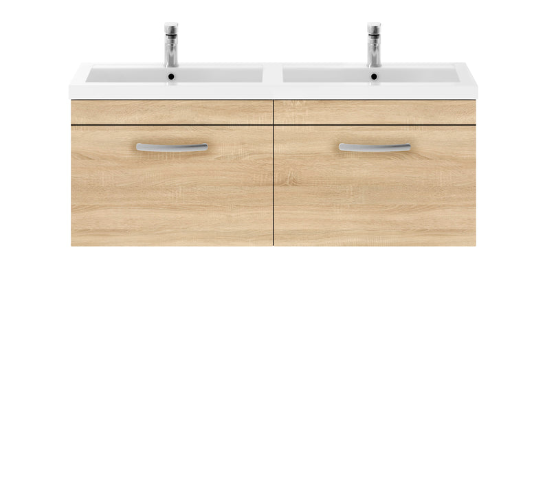 1200mm Wall Hung Cabinet With Double Basin