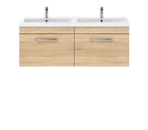 1200mm Wall Hung Cabinet With Double Ceramic Basin