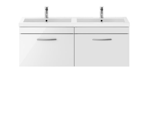 1200mm Wall Hung Cabinet With Double Basin