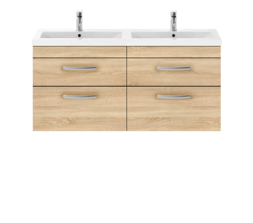 1200mm Wall Hung Cabinet With Double Ceramic Basin