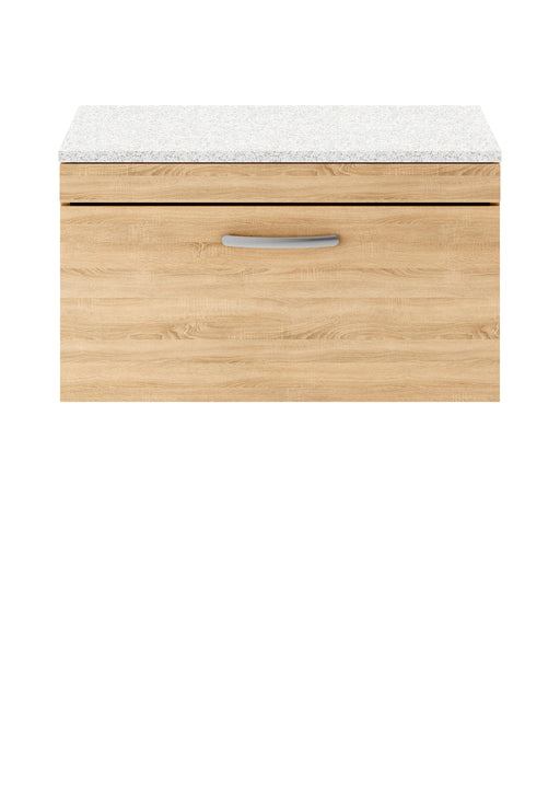 800mm Wall Hung Vanity With Sparkling White Worktop