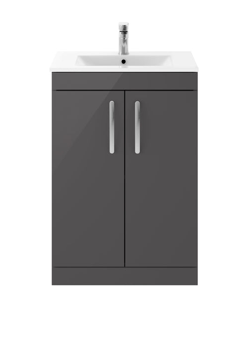 600mm Floor Standing Cabinet With Basin 2