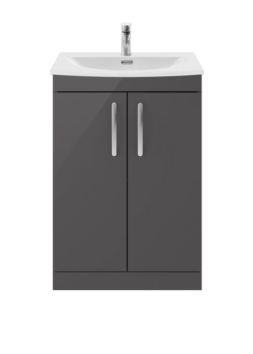 600mm Floor Standing Cabinet With Basin 4