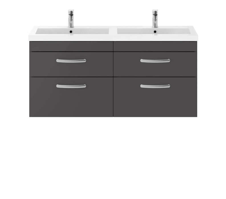 1200mm Wall Hung Cabinet With Double Basin