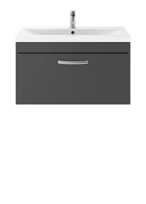 800mm Wall Hung Cabinet With Basin 1