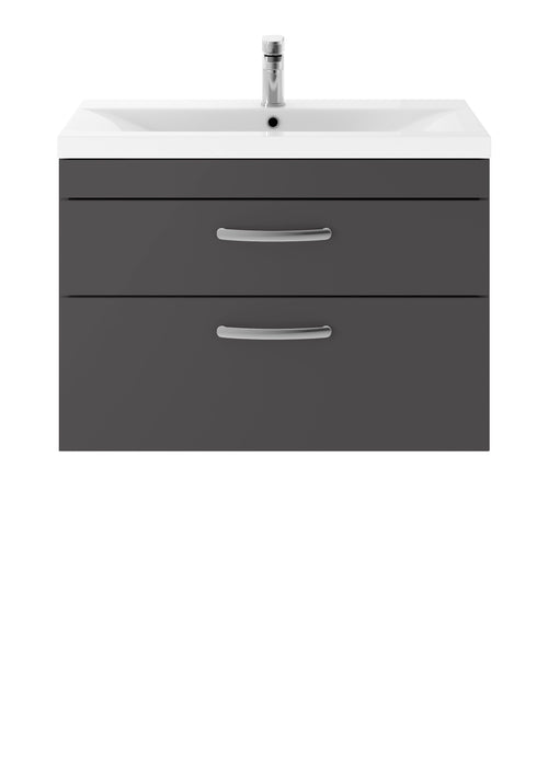 800mm Wall Hung Cabinet With Basin 1