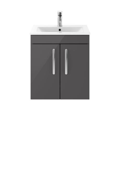 500mm Wall Hung Cabinet With Basin 2