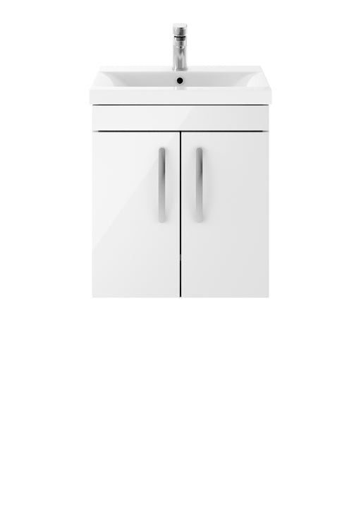 500mm Wall Hung Cabinet With Basin 1