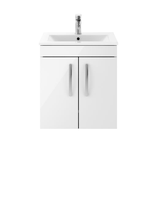 500mm Wall Hung Cabinet With Basin 2