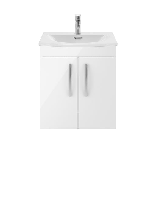 500mm Wall Hung Cabinet With Basin 4