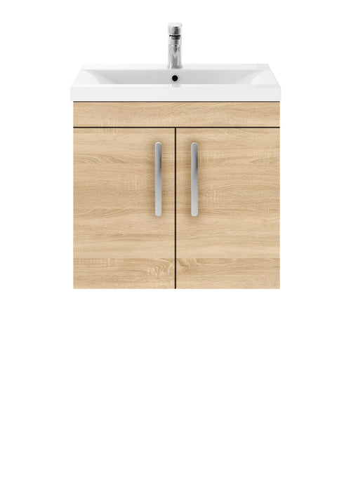 600mm Wall Hung Cabinet With Basin 1