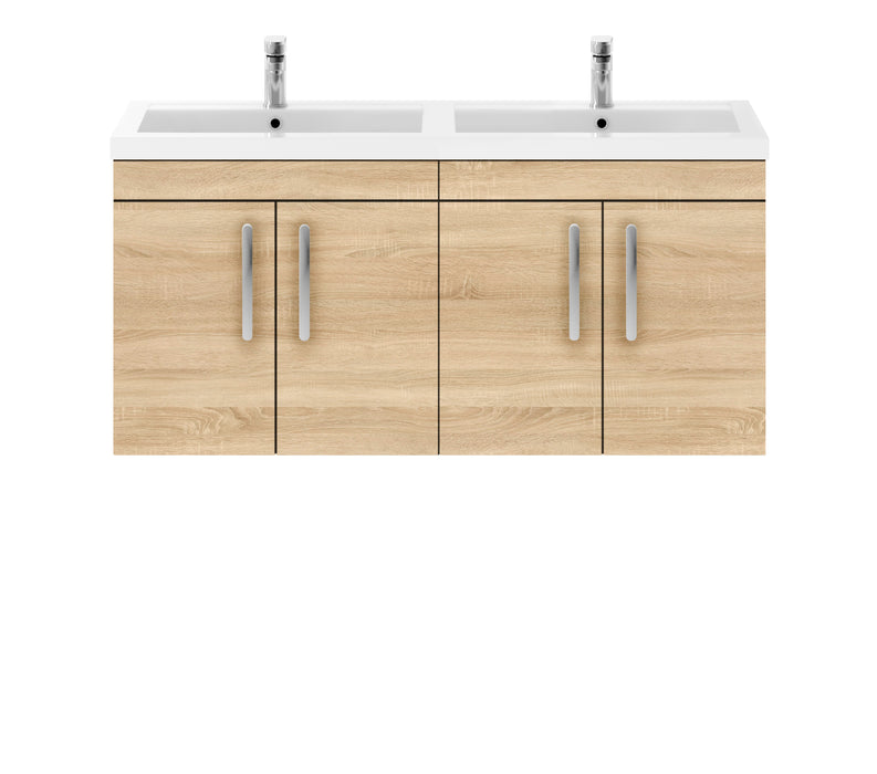 1200mm Wall Hung Cabinet With Double Basin