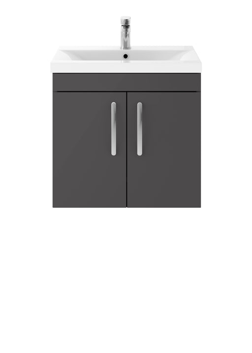 600mm Wall Hung Cabinet With Basin 1