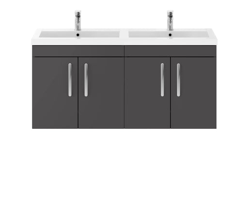 1200mm Wall Hung Cabinet With Double Basin