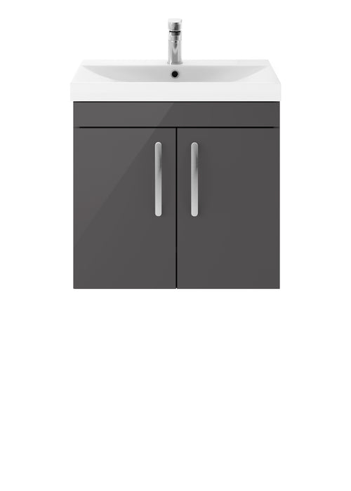 600mm Wall Hung Cabinet With Basin 3