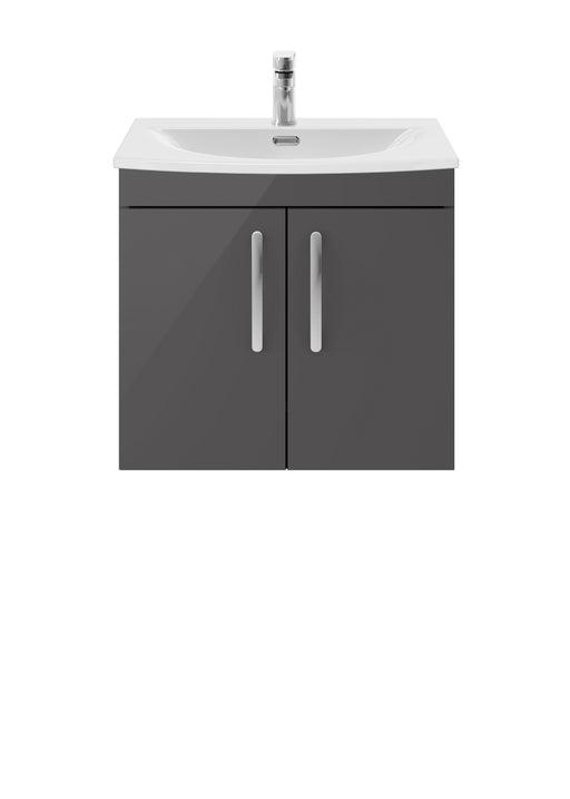 600mm Wall Hung Cabinet With Basin 4