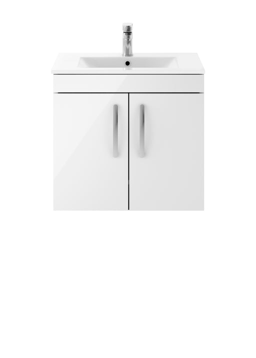 600mm Wall Hung Cabinet With Basin 2